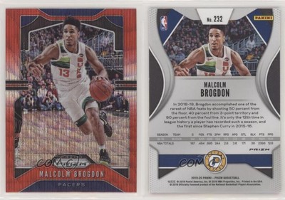 2019-20 Panini Prizm Ruby Wave Prizm Malcolm Brogdon #232