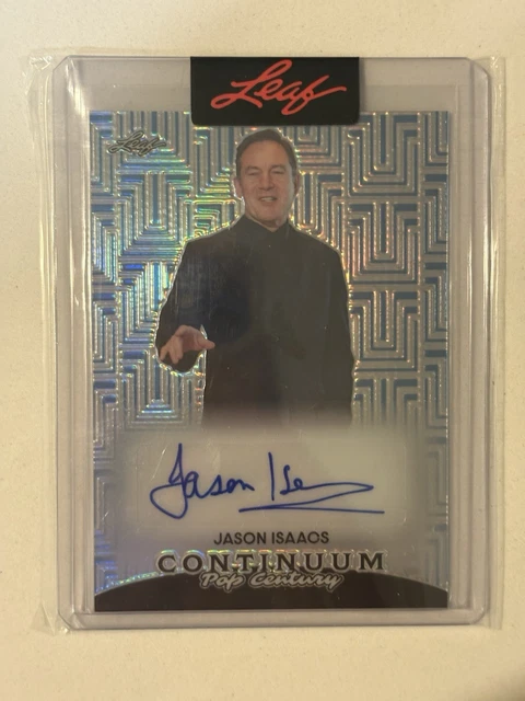 2024 Leaf Continuum Pop Century Jason Isaacs Blue Auto 22/25
