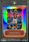 JAYDEN DANIELS 2024 PANINI DONRUSS OPTIC #2 ROOKIE UPTOWNS RC SSP COMMANDERS