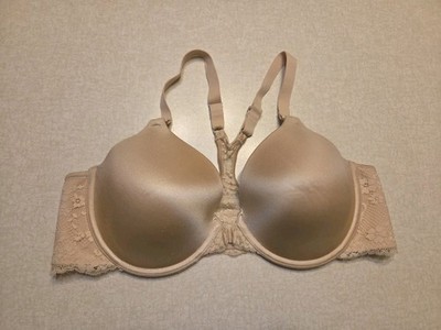 Maidenform Bra 38C Lightly Lined Front Close Beige Underwire