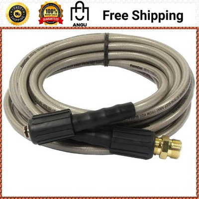 #ad Powercare 1 4 in x 25 ft Pressure Washer Hose 3200 PSI M22 Simpson RYOBI 40240 $33.99