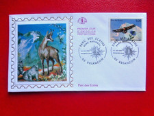 FDC sur soie 1er jour : 1997  Parc National  des Ecrins