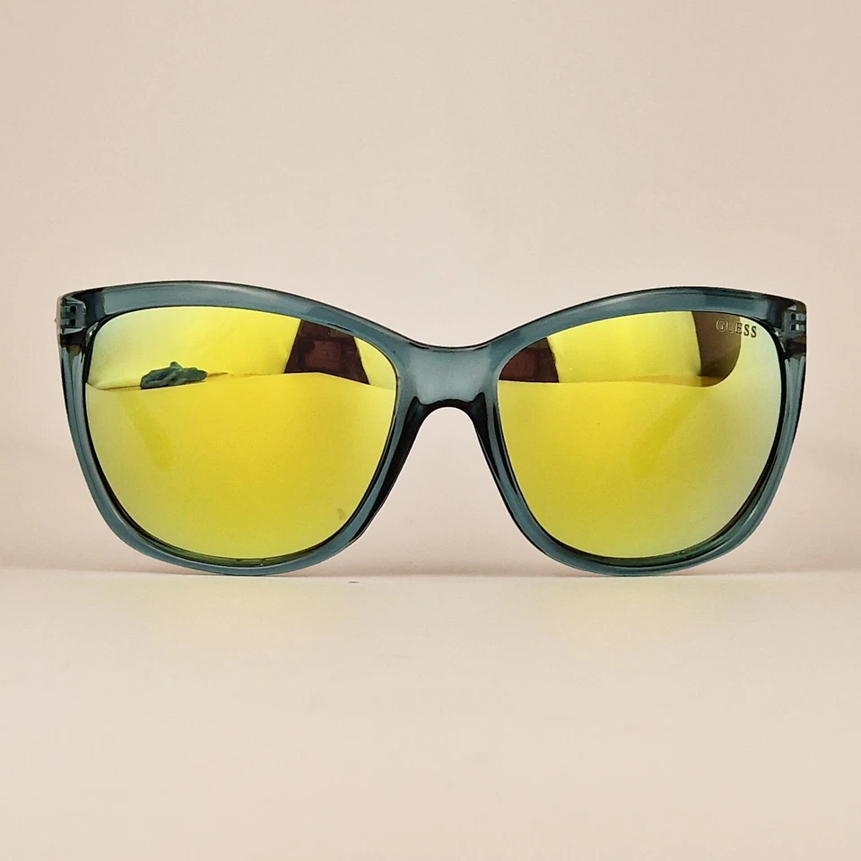 Guess солнцезащитные очки унисекс мужчин женщин GU7308-TL-4-60 бирюзовый оправы зеркальный новый - Изображение 4 из 4