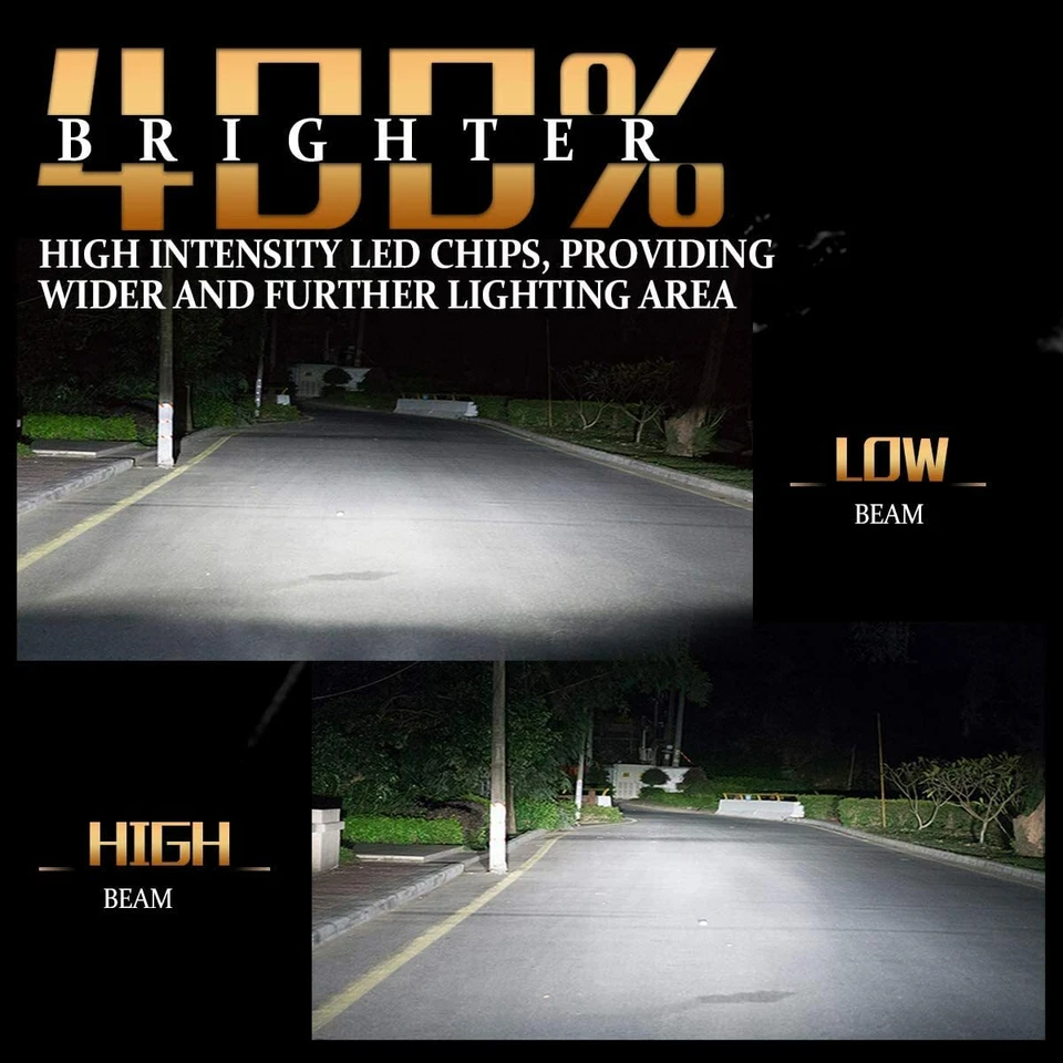 Farol de LED HiLo 4X DOT aprovado 4x6" 120W para Peterbilt Kenworth Freightliner - Imagem 3 de 4