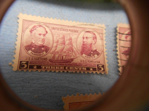 Farragut & Porter 3 cent Stamps #3 - Picture 4 of 5