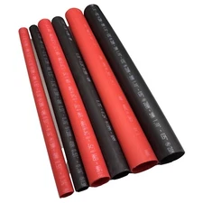Heavy Wall Heat Shrink Tubing Adhesive Glue Lined Tubes 1 Foot Lengths
