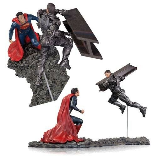 RARE SUPERMAN MAN OF STEEL BANK VAULT STATUE DC COLLECTIBLES GENTLE GIANT  1:12