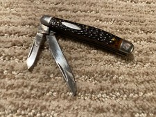 Vtg Monarch Brand #2205 Multi Blade Folding Knife - Made in USA - 2.5” Blade