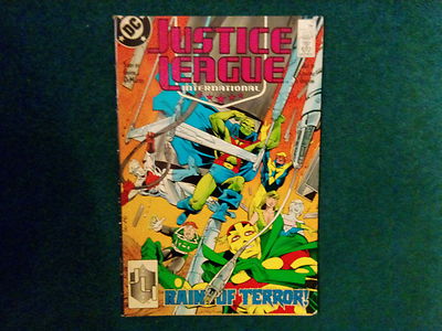 DC COMICS JUSTICE LEAGUE INTERNATIONAL COMIC NO 14 DATED JUNE 1988