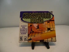 Crossword puzzle maker  cd-rom (inv643g3) can make an infinite number of puzzles