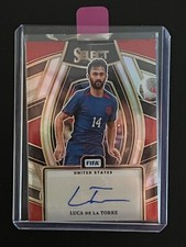 Luca De La Torre Auto Rouge Panini Select FIFA Soccer 2023-24