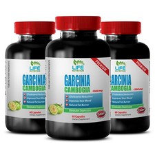 Garcinia Cambogia. Speeds Up Metabolism. Boosts Immune System 3 Bottles 