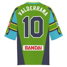 tampa bay mutiny  - valderrama soccer jersey shirt Retro playera, 1996 1997 home