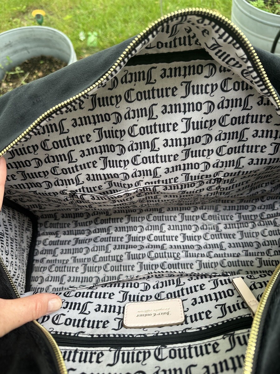JUICY COUTURE HERITAGE WEEKENDER BAG LIQUORICE DUFFEL BAG | eBay