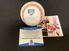 Brandon Lowe Signed Auto Tampa Bay Rays 20th Anniversary Baseball Beckett COA .
