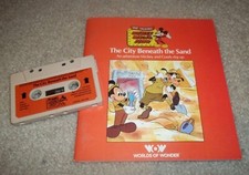 WoW TALKING MICKEY MOUSE The City Beneath The Sand BOOK/TAPE Works