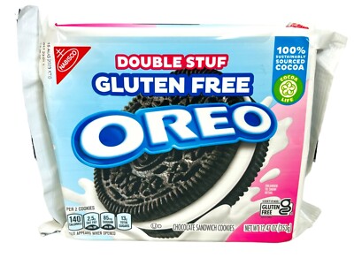 Nabisco Oreo Gluten Free Double Stuf Sandwich Cookies 12.47 oz Stuff