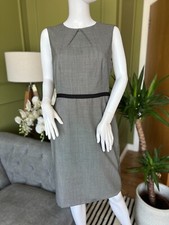 HOBBS Dress Wool Blend Shift Work Office Business Occasion Size 12