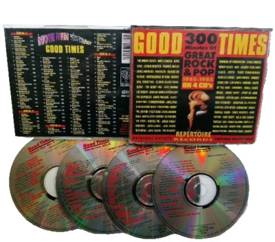 CD - Good Times - 300 Minutes of Great Rock & Pop 1955-1985 Amboy Dukes - 4 CDs