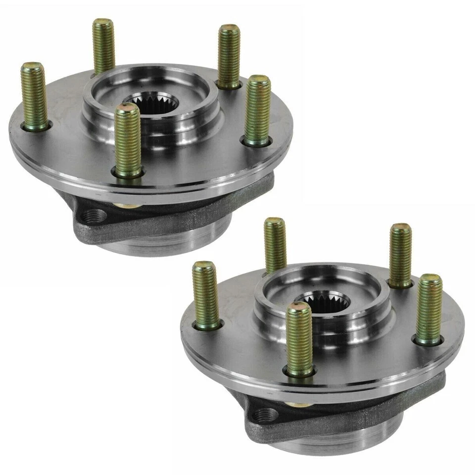 Novo conjunto de pares de cubos e rolamentos de roda dianteira para 1995-2009 Chrysler Dodge Eagle - Imagem 2 de 4