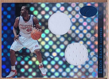 2006-07 BOWMAN ELEVATION ELTON BRAND GAME USED DUAL JERSEY & SHIRT #D/79 BLUE