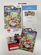 Mario Party 9 Nine Wii Case  Cover with Manual  Inserts Authentic NO GAME 