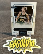 2009-10 Panini Classics Jack Sikma Timeless Tributes Platinum /25 #142 Sonics