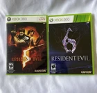 Microsoft Xbox 360 CIB COMPLETE TESTED Resident Evil 5 + 6 Bundle Lot Tested