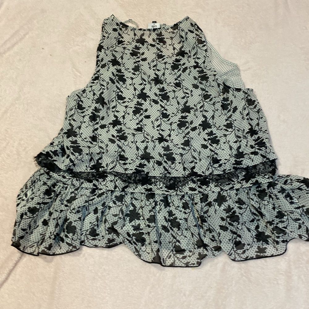 CAbi Everything Top 2 Piece Polka Dot Floral Lace… - image 5