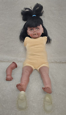 Vintage 23'' African American Doll  Sleep Eyes when laying down