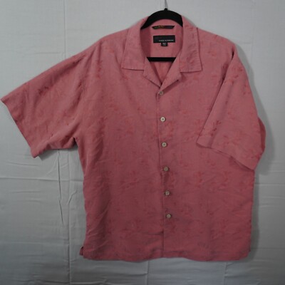 Greg Norman Large Mens Shirt Red