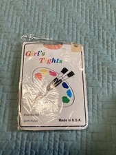 Girls Tights Made In USA Peach Color size 12/14