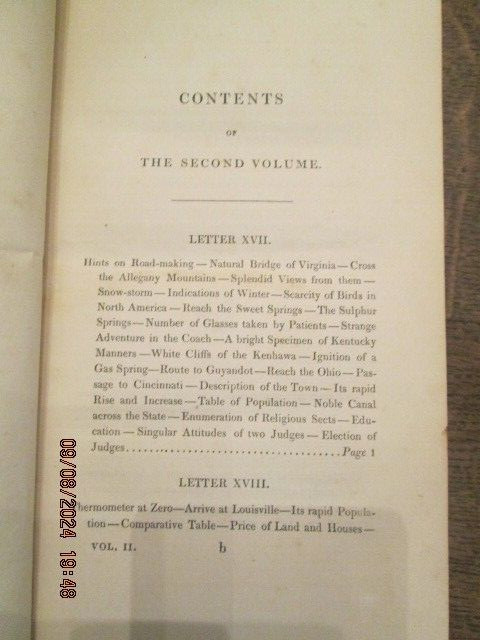 Narrative of a Tour of North America Mexico, Cuba etc by Henry Tudor 1834 2 Vol.