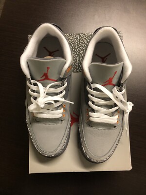 Jordan 3 Retro Cool Grey (2021) Men's Size 8 - CT8532-012 - Men's