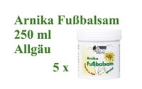 5 X Arnika-Fussbalsam 250Ml - AllgäU