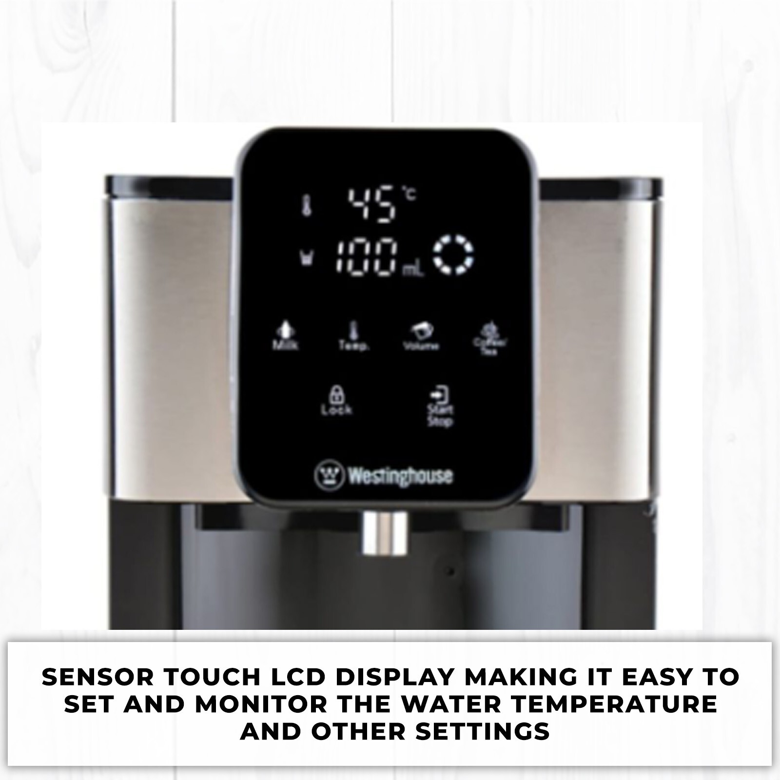 Westinghouse 4L Digital Instant Hot Water Dispenser Boiler Urn