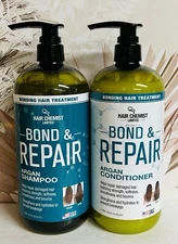 Hair Chemist ~ Bond & Repair Shampoo & Conditioner with Argan & Castor Oils