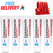 5 Pack Anti-Fungal Cream Cure Athletes Foot, Jock Itch,Compare to Lotrimin AF 1 