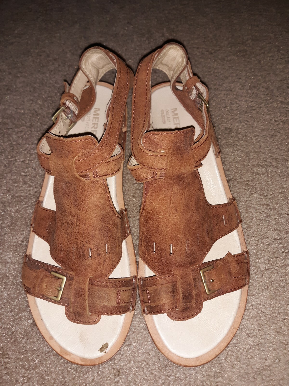 Sandalo comodo Merrell Sirah Cloak zeppa prateria marrone us intime ottimeioni condiz ta U 9inturino