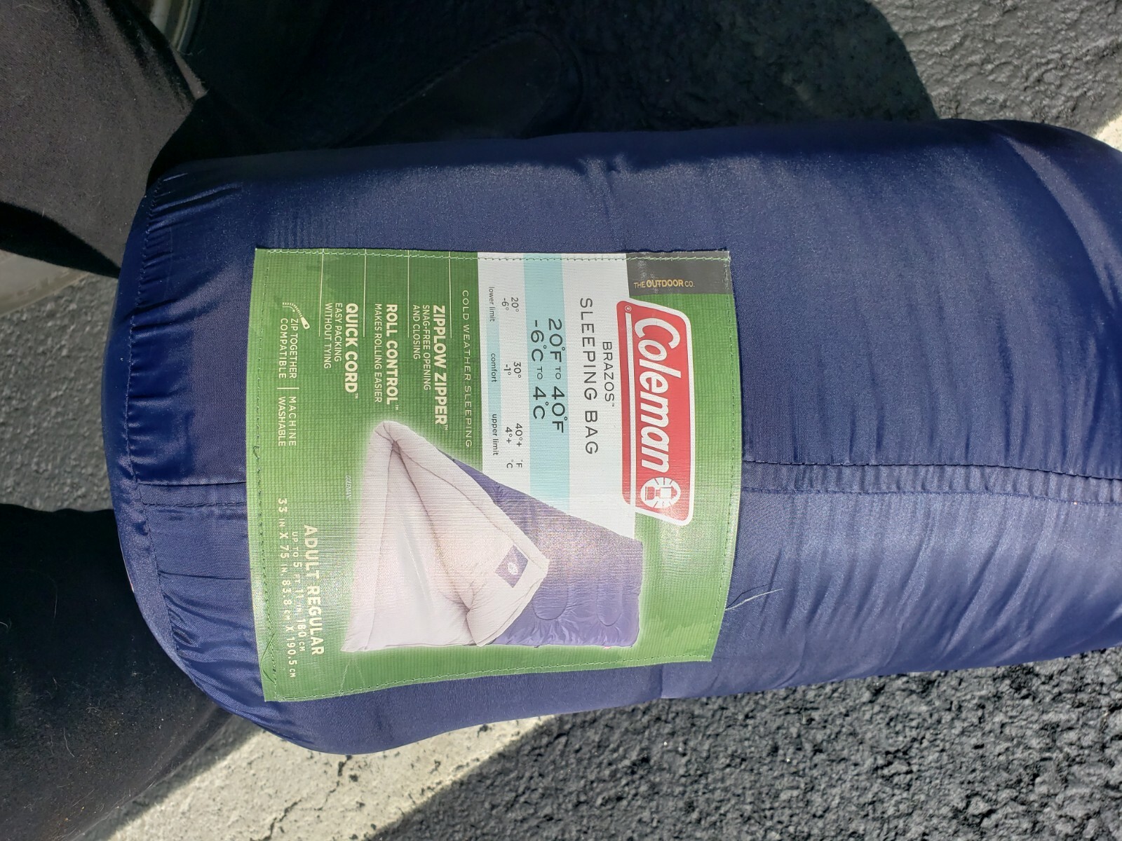 Coleman Brazos YEV2602 Sleeping Bag 730337082478 eBay