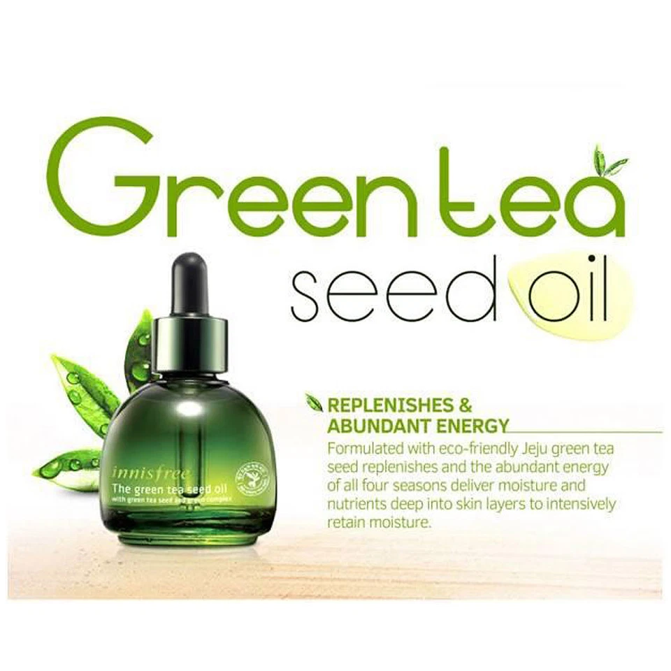 innisfree The Green Tea Seed Oil 10pcs(5ml) or 30pcs(15ml) or  60pcs(30ml)  - Image 2 of 3