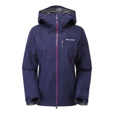 Montane Womens Alpine Pro Gore-tex Jacket Waterproof Coat, Xs Blue Bnwt Rrp £360