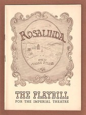 Dorothy Sarnoff "ROSALINDA" Oscar Karlweis / Xenia Bank 1943 Broadway Playbill
