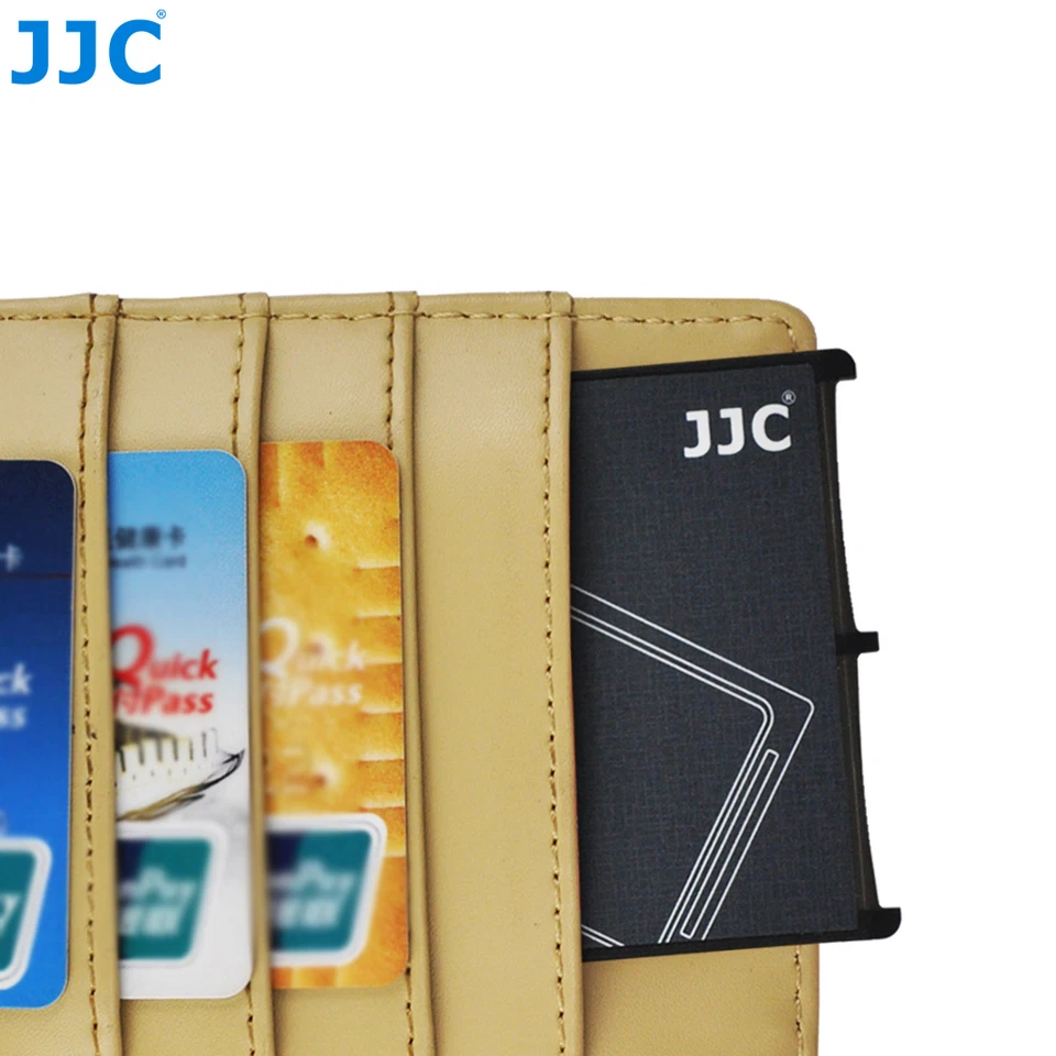 JJC Compact Wallet Memory Card Holder Protective Storage Case for 4 SD Cards - Image 3 of 4