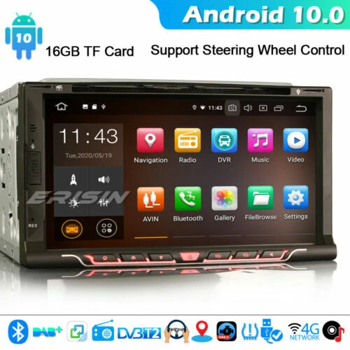 Autoradio e frontalini da auto dimensione 2 DIN con mirror link con lettore CD