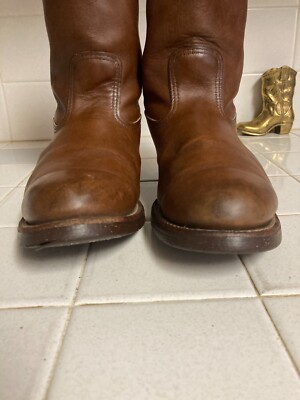 Red Wing 1178 Pecos Leather Trucker Chore Work Packer Boots Size