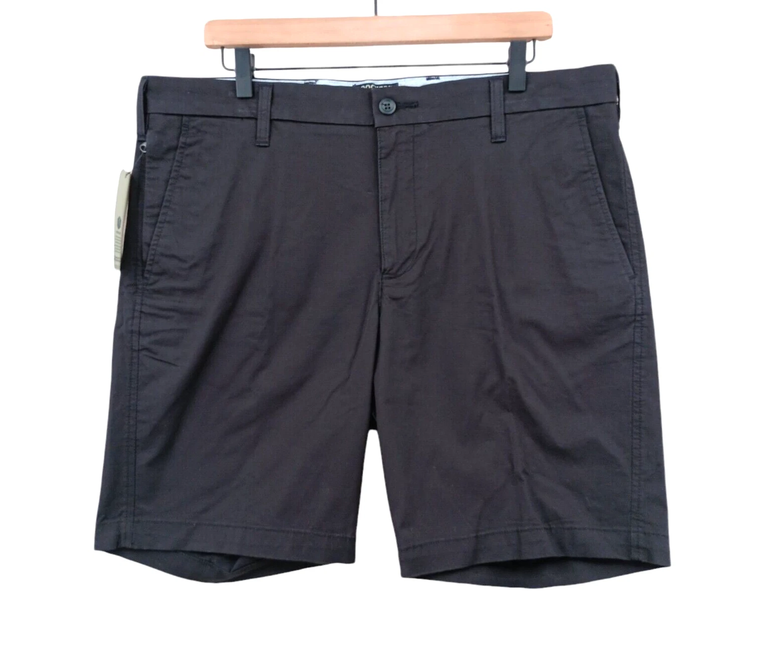 Short Dockers Ultimate Homme 36 x 8,5 Noir Supreme Flex Poche de Sécurité NEUF