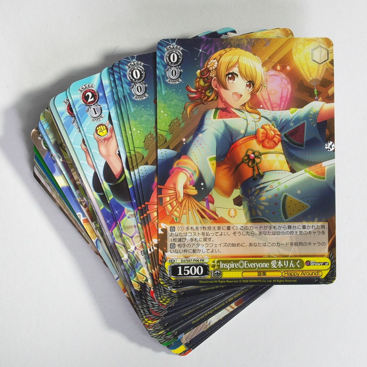 Card Weiss Schwarz D4Dj Groovymix link aimoto set of 36