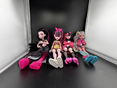 #ad LOT of 4 Monster High 11quot; Dolls Ghoulia Yelps amp; 3 Versions Draculaura 2022 READ $54.95