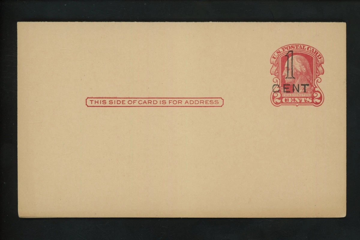 1911-1920 Year of Issue US Back of Book Postal Cards & Stationery